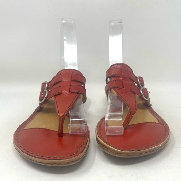 Born Sandal W51967 Red Womens 8 - Picture 3 of 8
